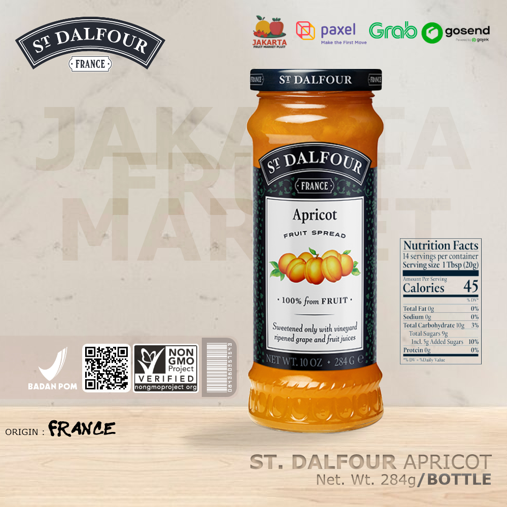 

SELAI ST DALFOUR APRICOT Fruit Spread premium import france