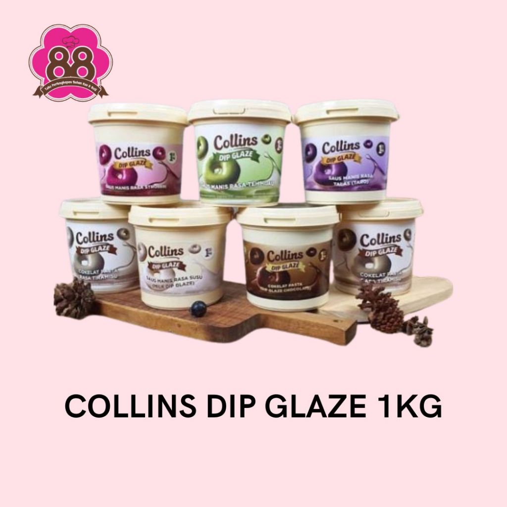 

COLLINS DIP GLAZE TOPPING DONUT 1KG