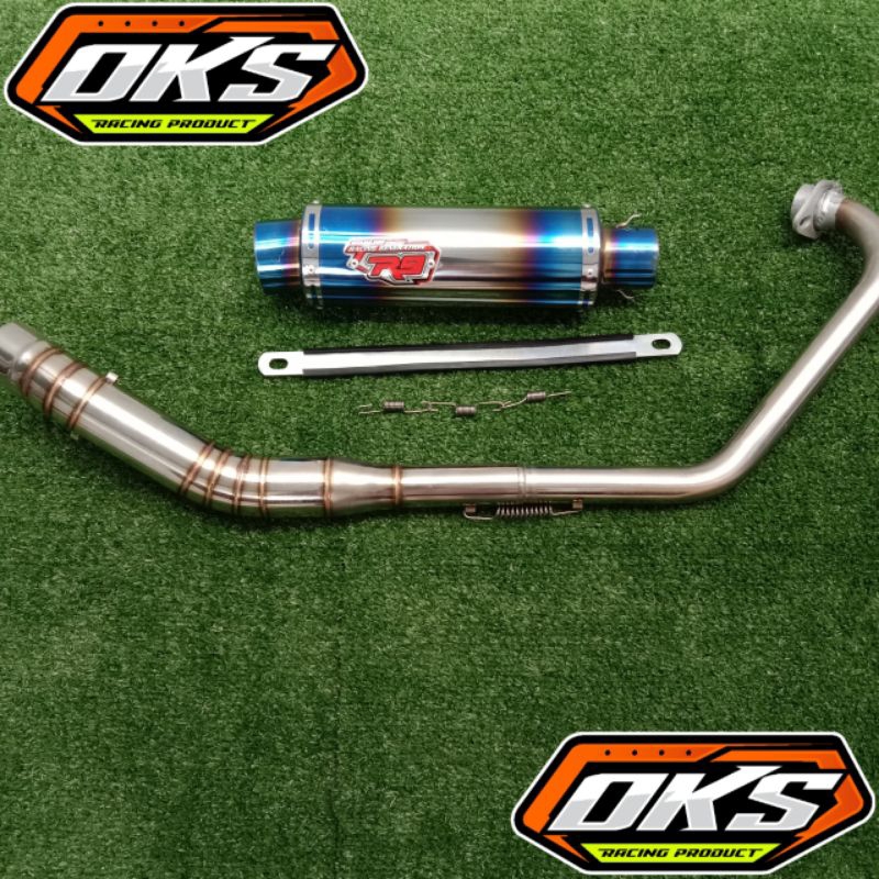Knalpot Racing R9 MUGELLO Pnp Vixion, R15, Cbr, Tiger, Megapro, Dll