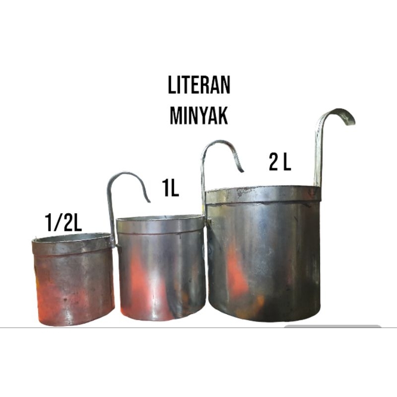 Literan Minyak/ Canting Minyak Literan/ Takaran minyak Tanah