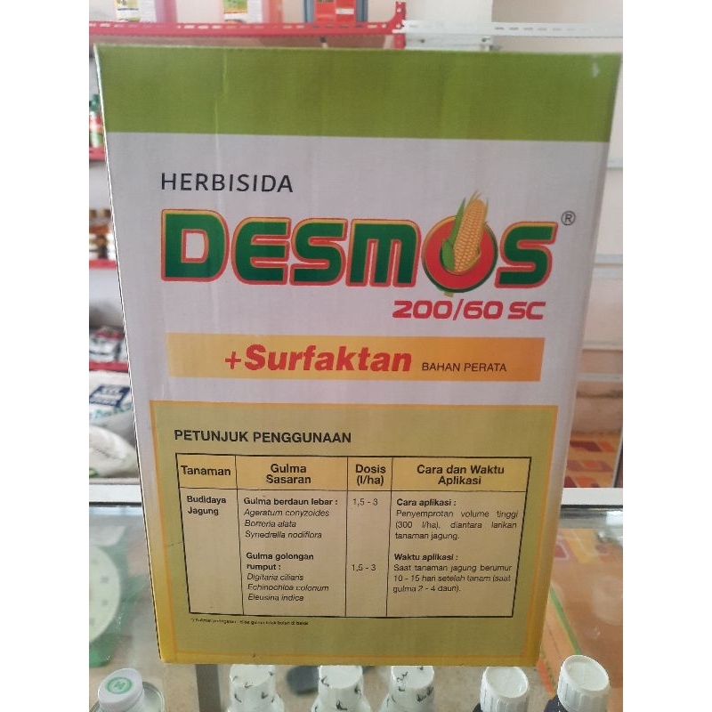 Racun rumput khusus jagung DESMOS 200/60 SC