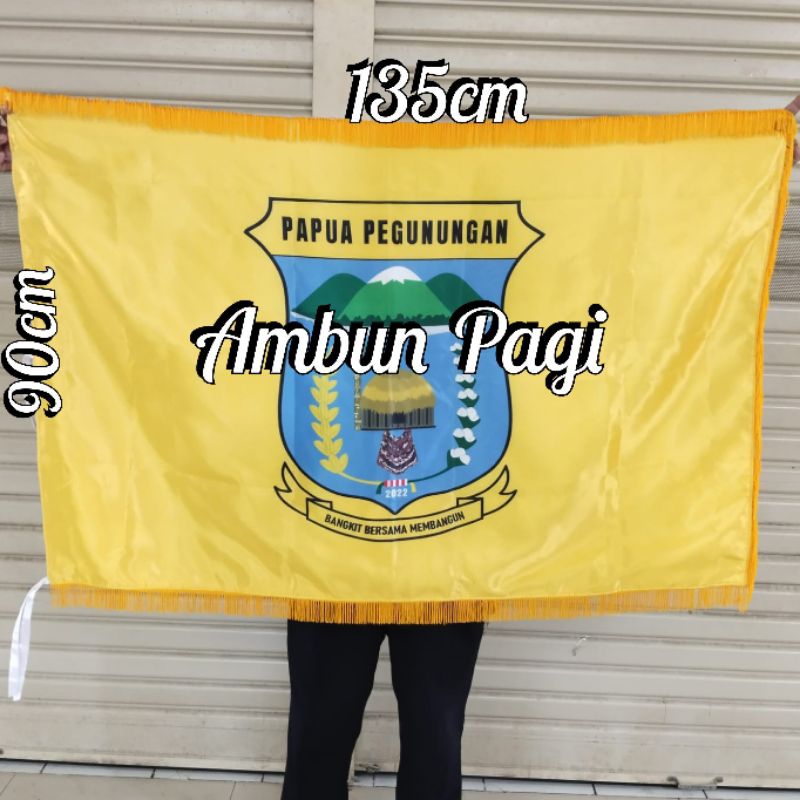 

best seller custom bendera print bendera ruangan uk. 90cm x 135cm bolak balik pake rumbai