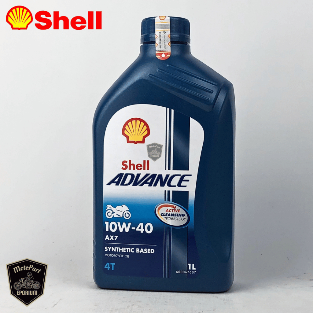 SHELL ADVANCE AX7 10W-40 1L | OLI MESIN SHELL ADVANCE AX7 10W-40 1000ml