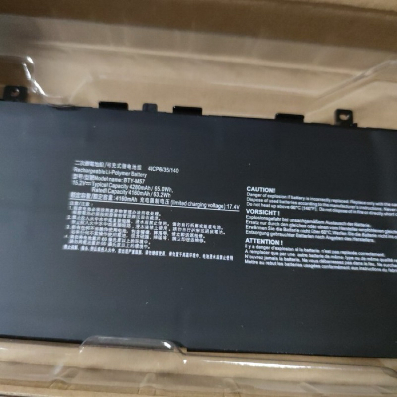 BATTERY BATERAI LAPTOP MSI GP66 LEOPARD BTY-M57