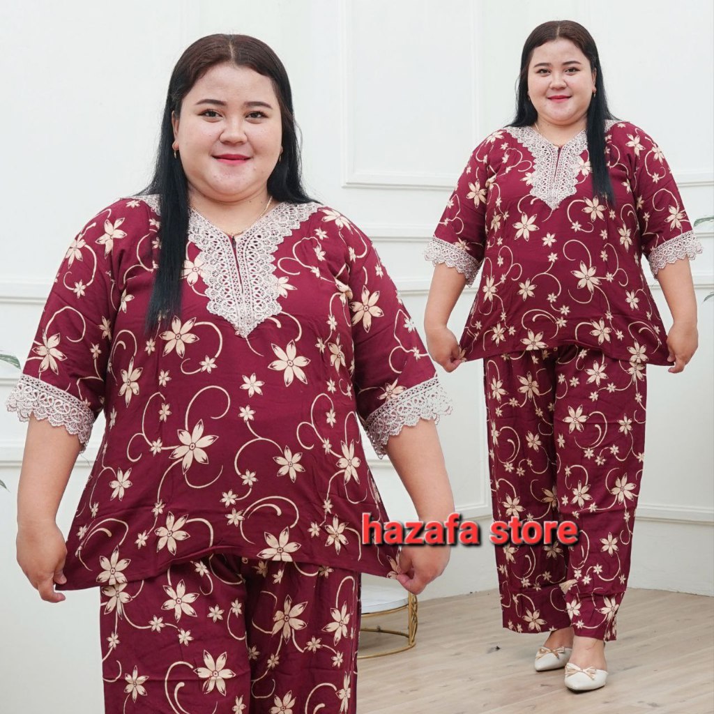 baju setelan wanita jumbo bhan rayon