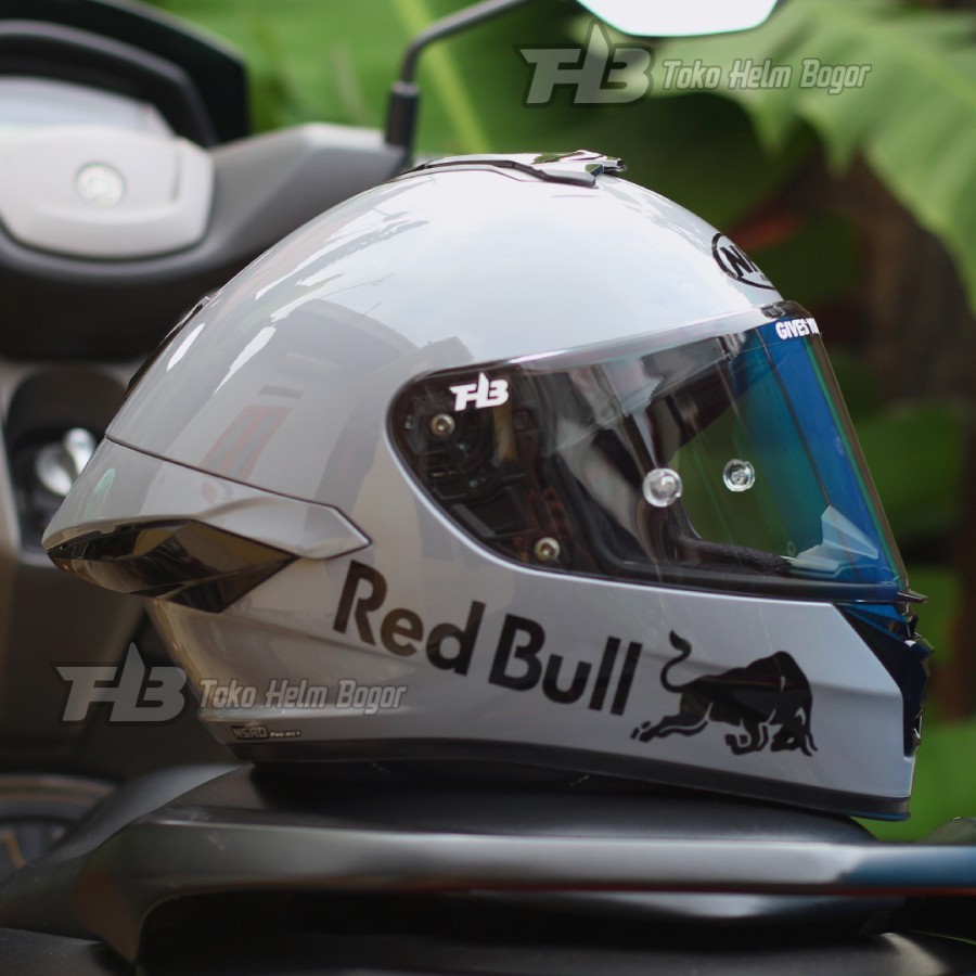 NHK Mark-1 ELITE DIM GREY stiker Redbull BLACK
