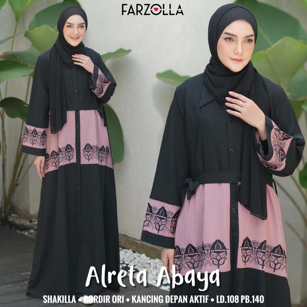 [FARZOLLA] ALRETA ABAYA WANITA