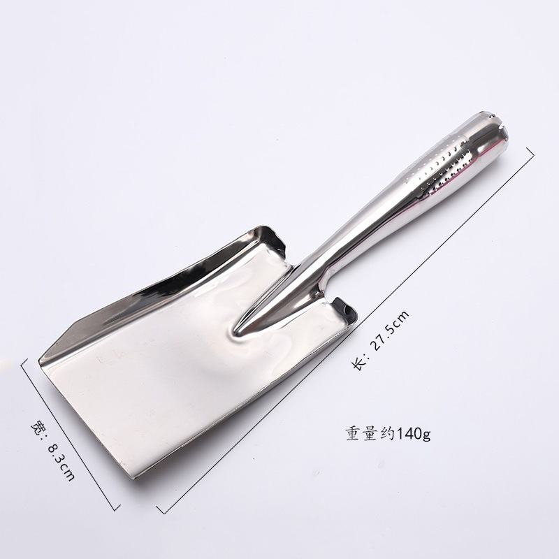 Sekop Mini Tanaman Skop Stainless Kebun Ujung Kotak