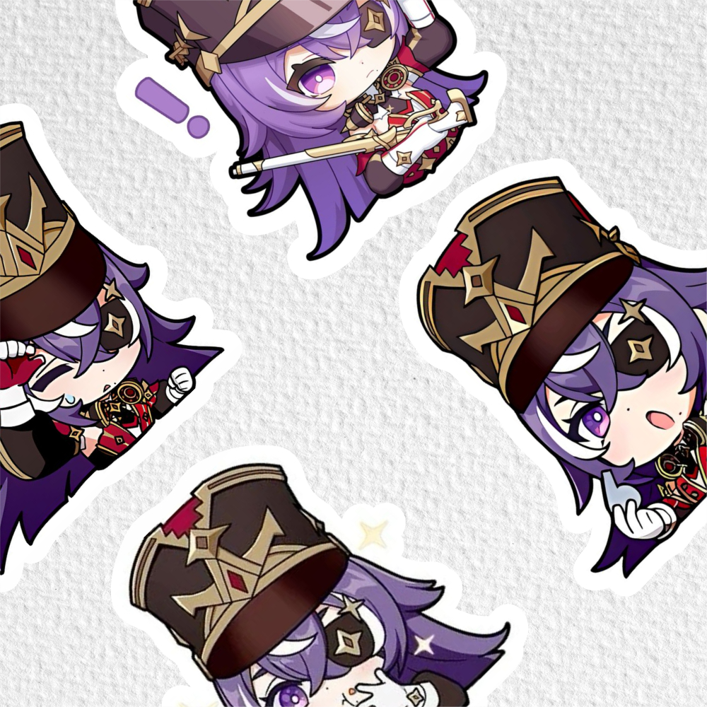 

[ VINYL & CHROMO 7 CM] cetak stiker Game/STIKER MURAH TEMA Ghensin impact [ CHEVREUSE ]