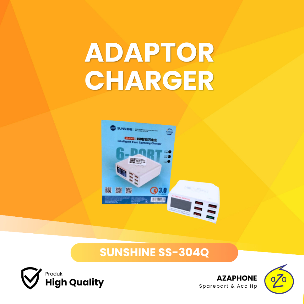 Adaptor Charger Sunshine SS-304Q SS304Q 6 Port USB