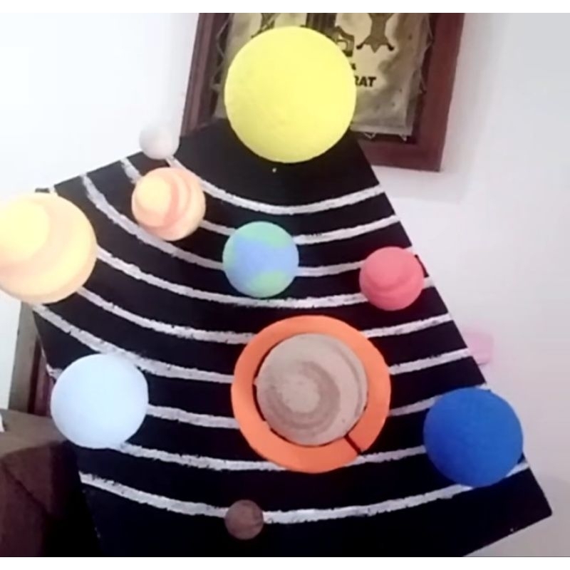 WARNA Paket Bola Gabus Mini WARNA WARNI Paket Tata Surya Mini Warna Paket Bola Gabus Warna Mini Pake