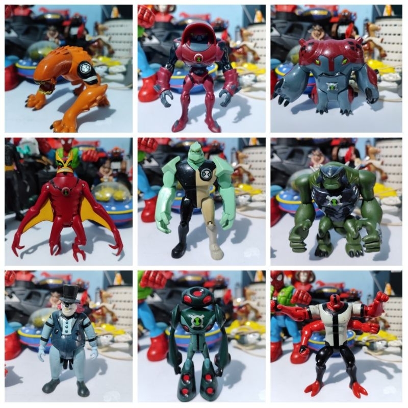 Ben 10 figure bandai preloved