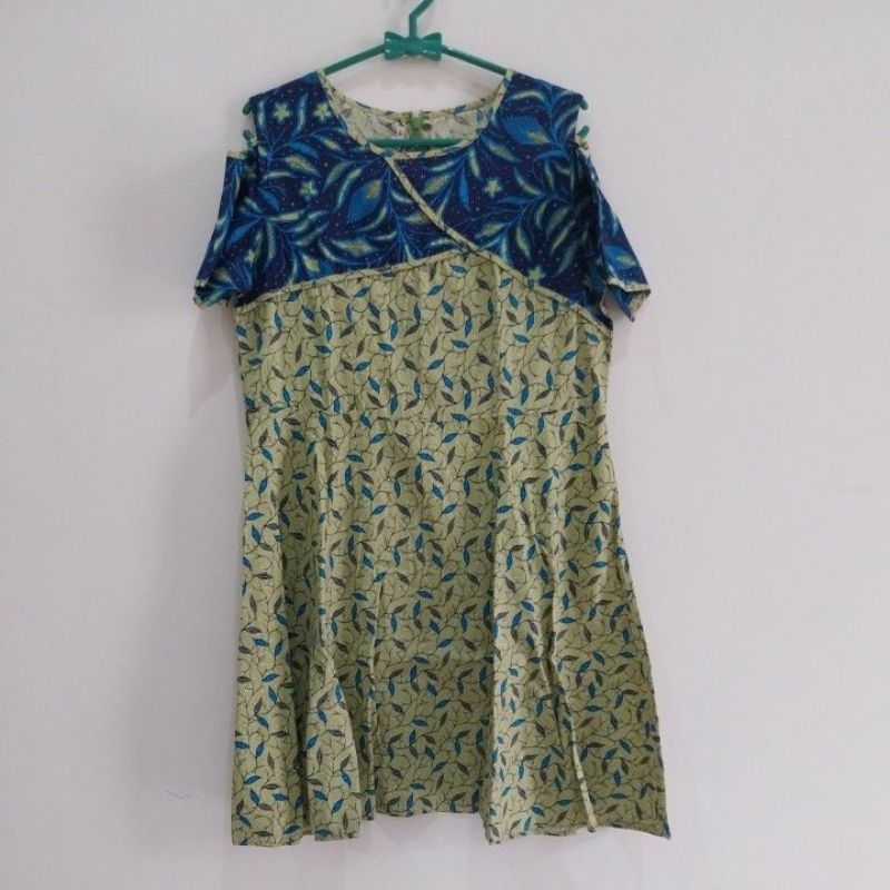 (PRELOVED) DRESS WANITA BATIK KERIS