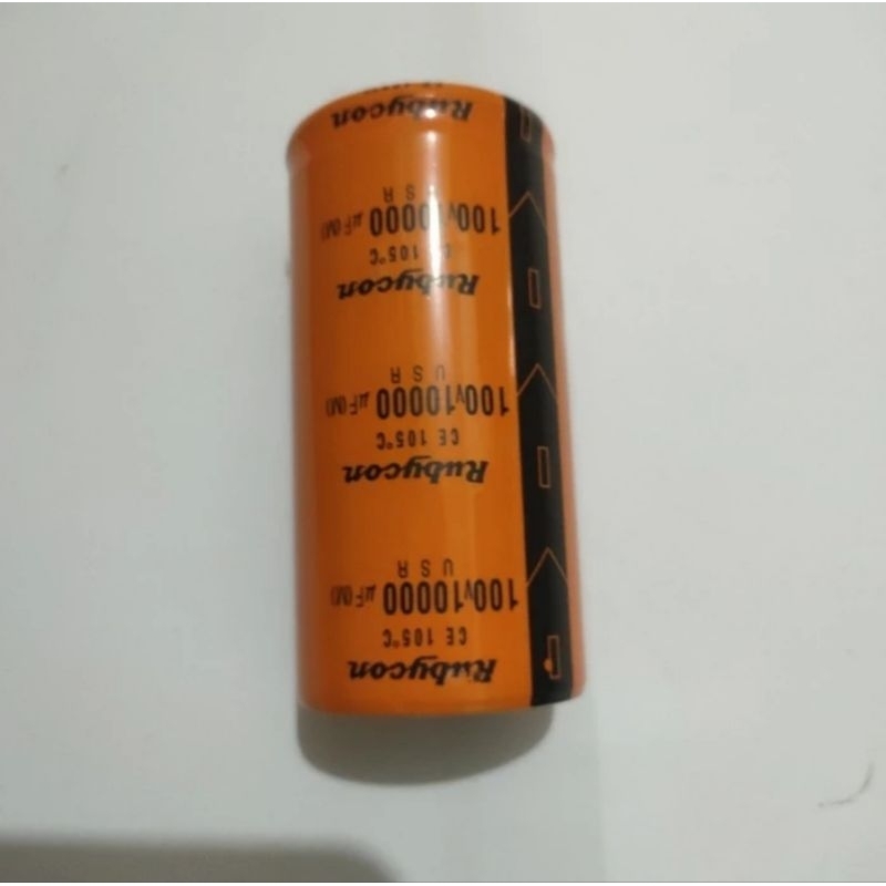 elco / kapasitor 10000uf 100v rubycon orange