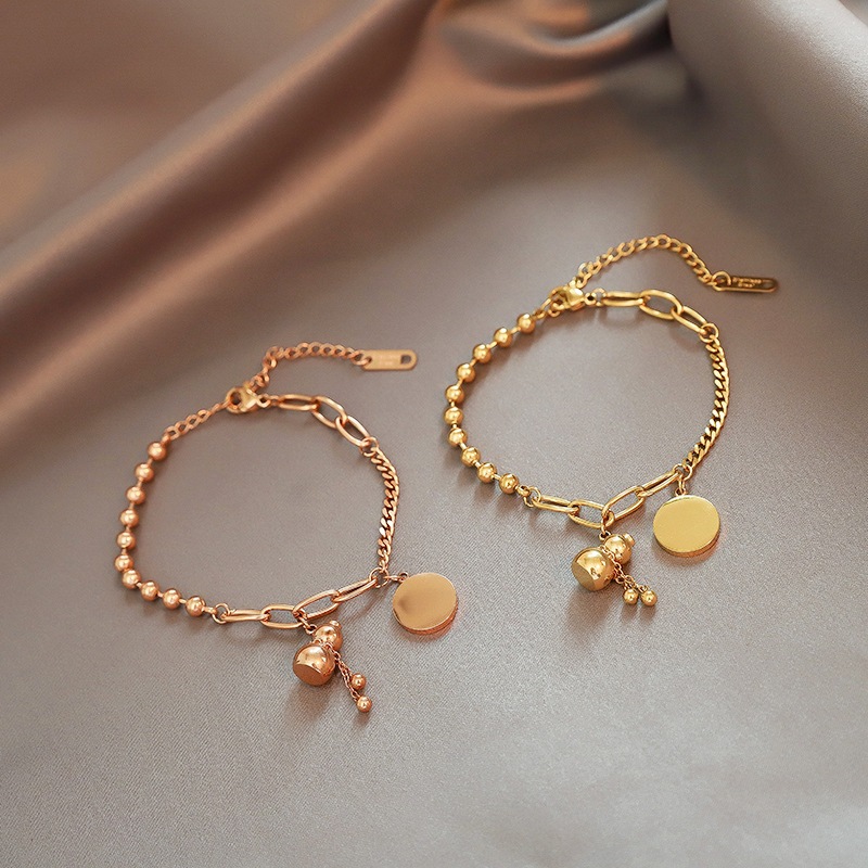 Adore - Gelang Tangan Titanium Wanita Lucky Keberuntungan Fashion - 1061