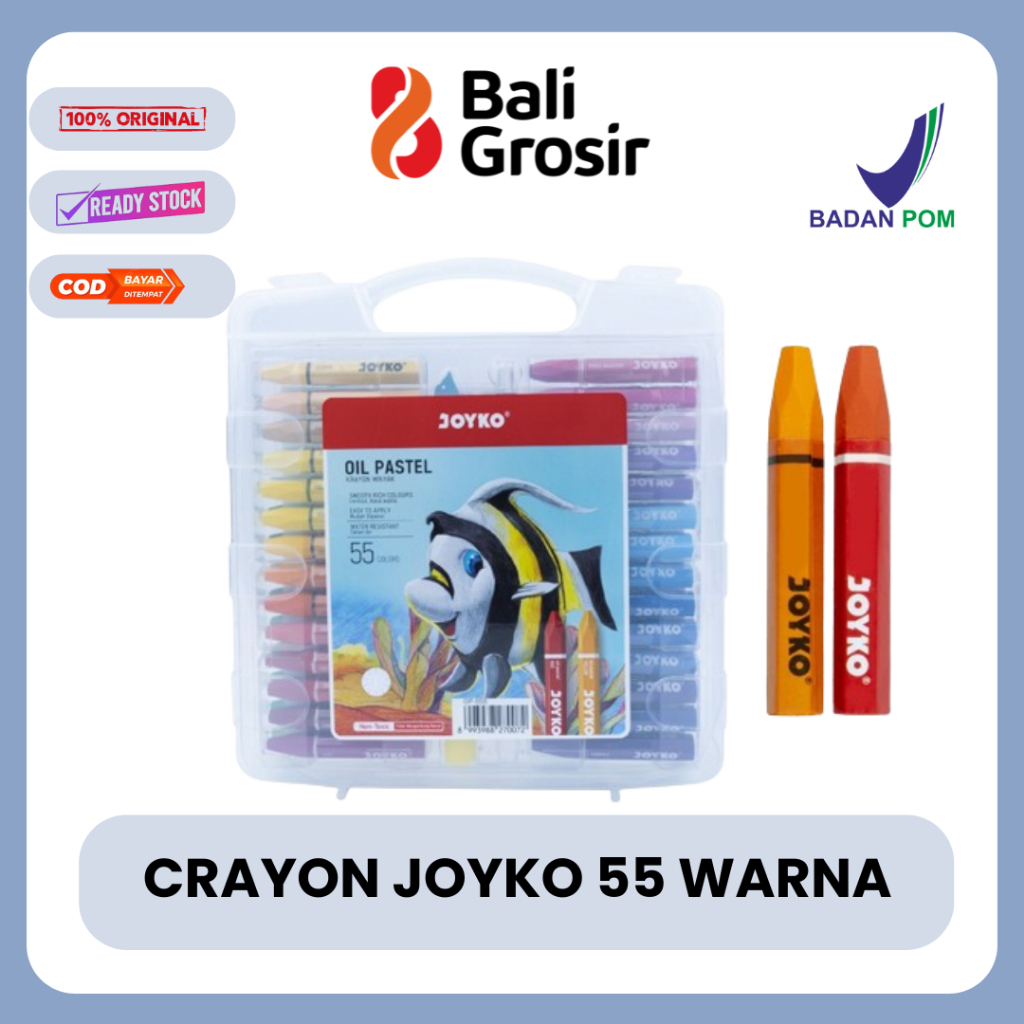 

BALI GROSIR - CRAYON JOYKO 55 WARNA