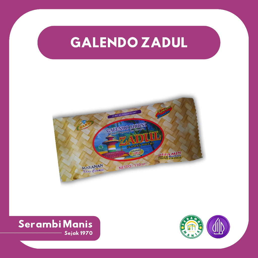 

Galendo Zadul 110 gr - Makanan Khas Ciamis
