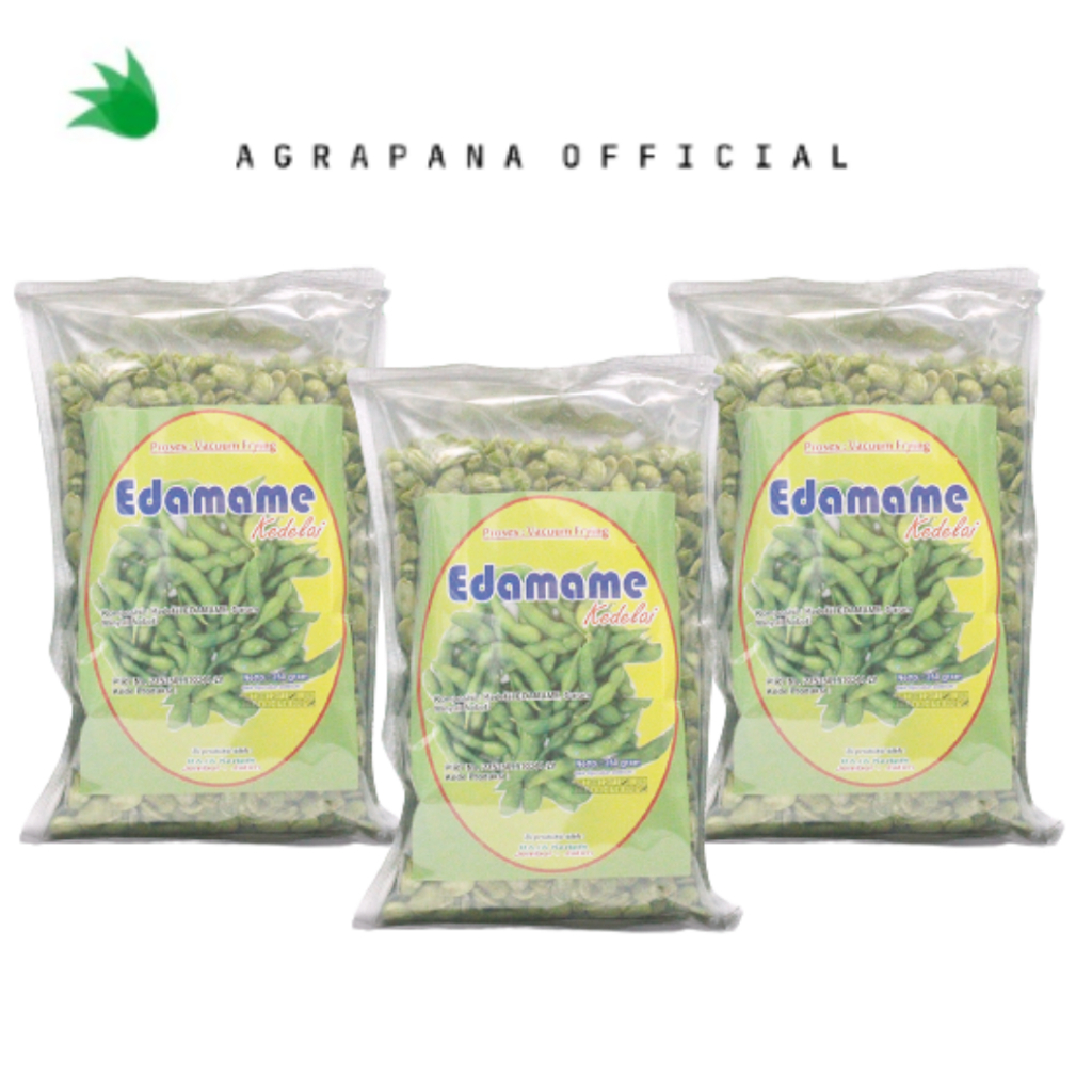 

Paket 3pcs Fried Edamame 250g - Agrapana Food Jember