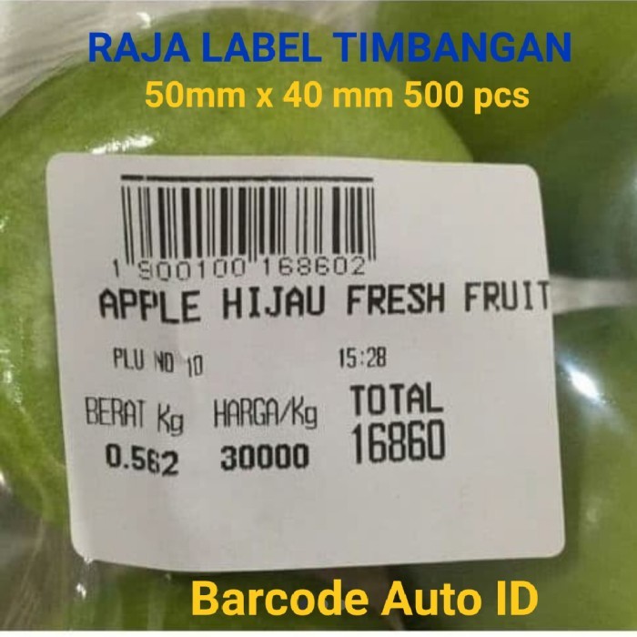 

LABEL THERMAL TIMBANGAN DIGITAL- Digi, 50mm x 40mm Isi 500 pcs