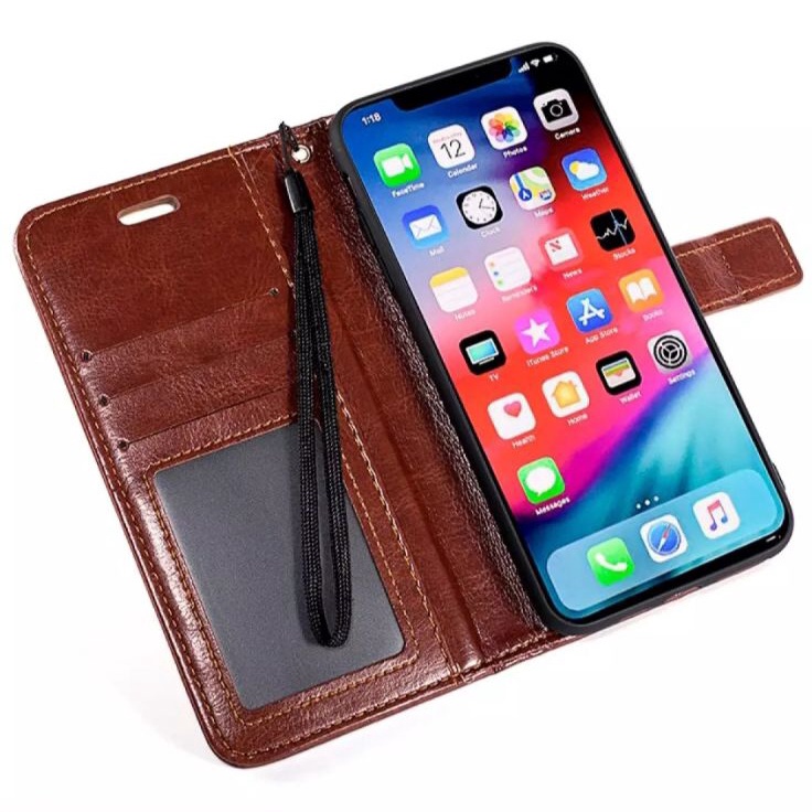 Stok terbatas  SAMSUNG A1 A2 A2S A32 A52 A52S A72 4G 5G J4 J6 J7 J4 J6 J7 PLUS FlipCover Wallet Leat