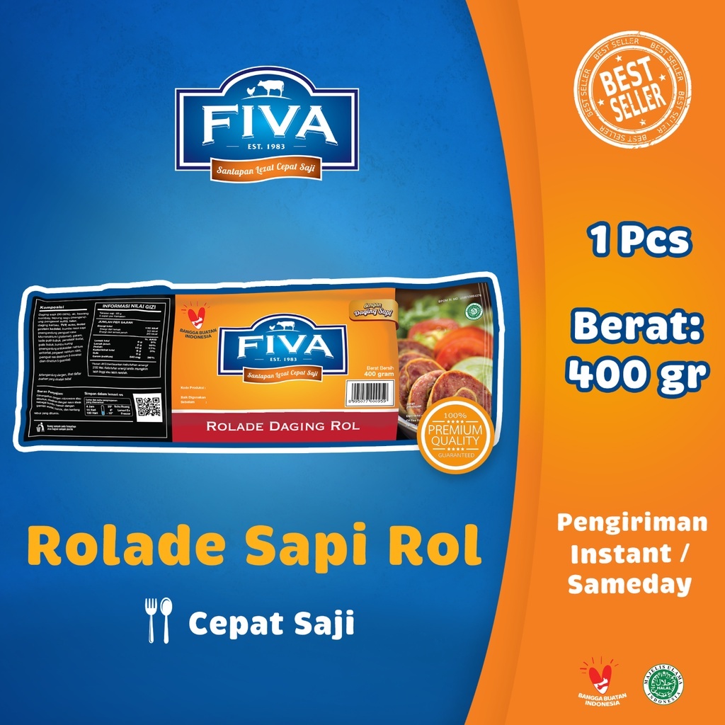 

Fiva Rolade Sapi Rol 400gram