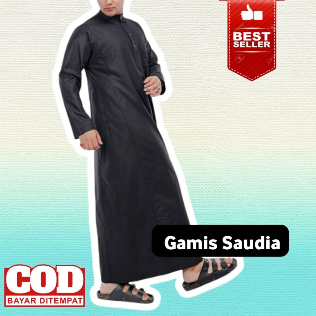 Gamis Pria Premium / Gamis Saudi / Jubah Pria Hitam / Jubah Pria Putih / Jubah Pria Premium / Jubah 