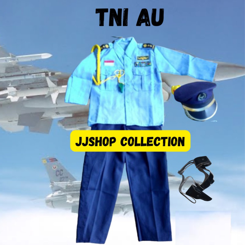 FREE ONGKIR BAJU TNI AU ANAK/BAJU TNI AU LAKI LAKI /KOSTUM_KARNAVAL TNI AU REQUES NAMA
