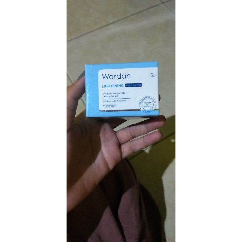 wardah cream malam