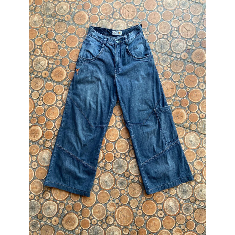 jeans y2k big pocket