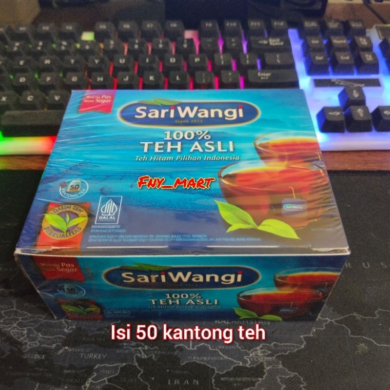 

Teh Celup Sariwangi isi 50 & 30 Sachet (Kondisi Kemasan Cek di Gambar varian)