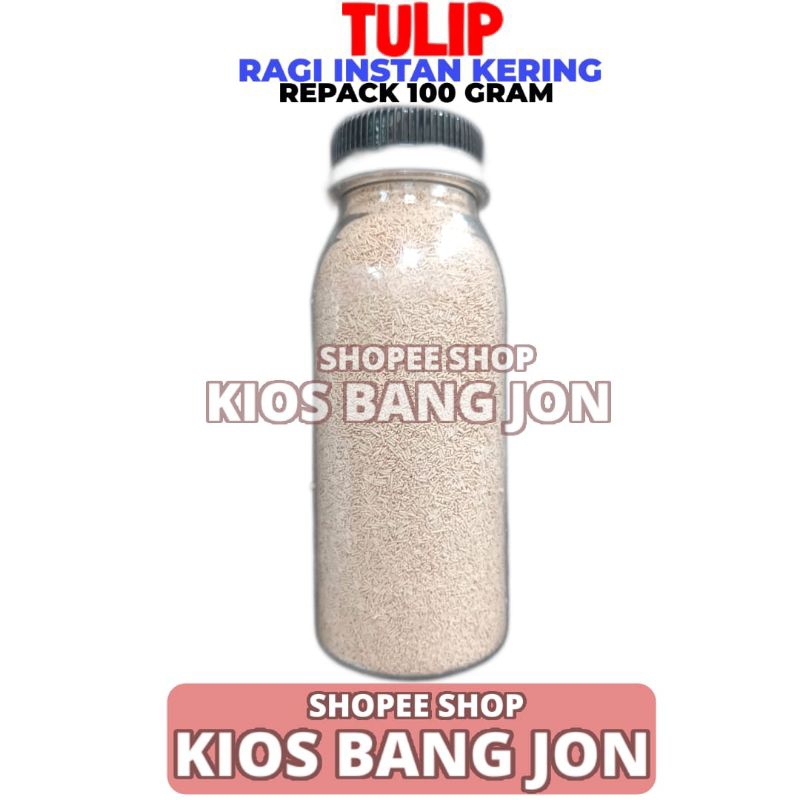 

Ragi Kering Instan Dry Yeast Tulip 100gr Repacked