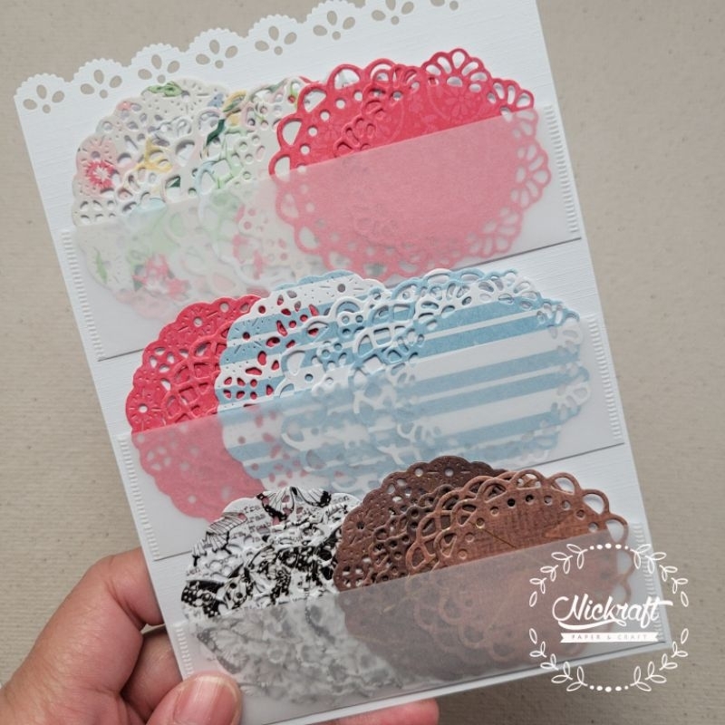 

25 PCS DOILY PAPER MINI MOTIF