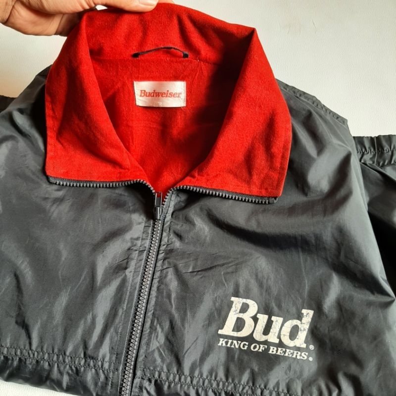 JAKET RACING VINTAGE BUDWEISER