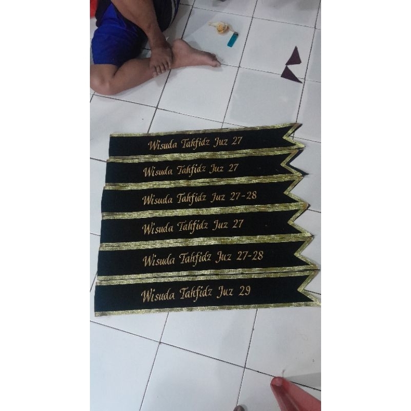 Selempang Wisuda Tahfidz juz 30