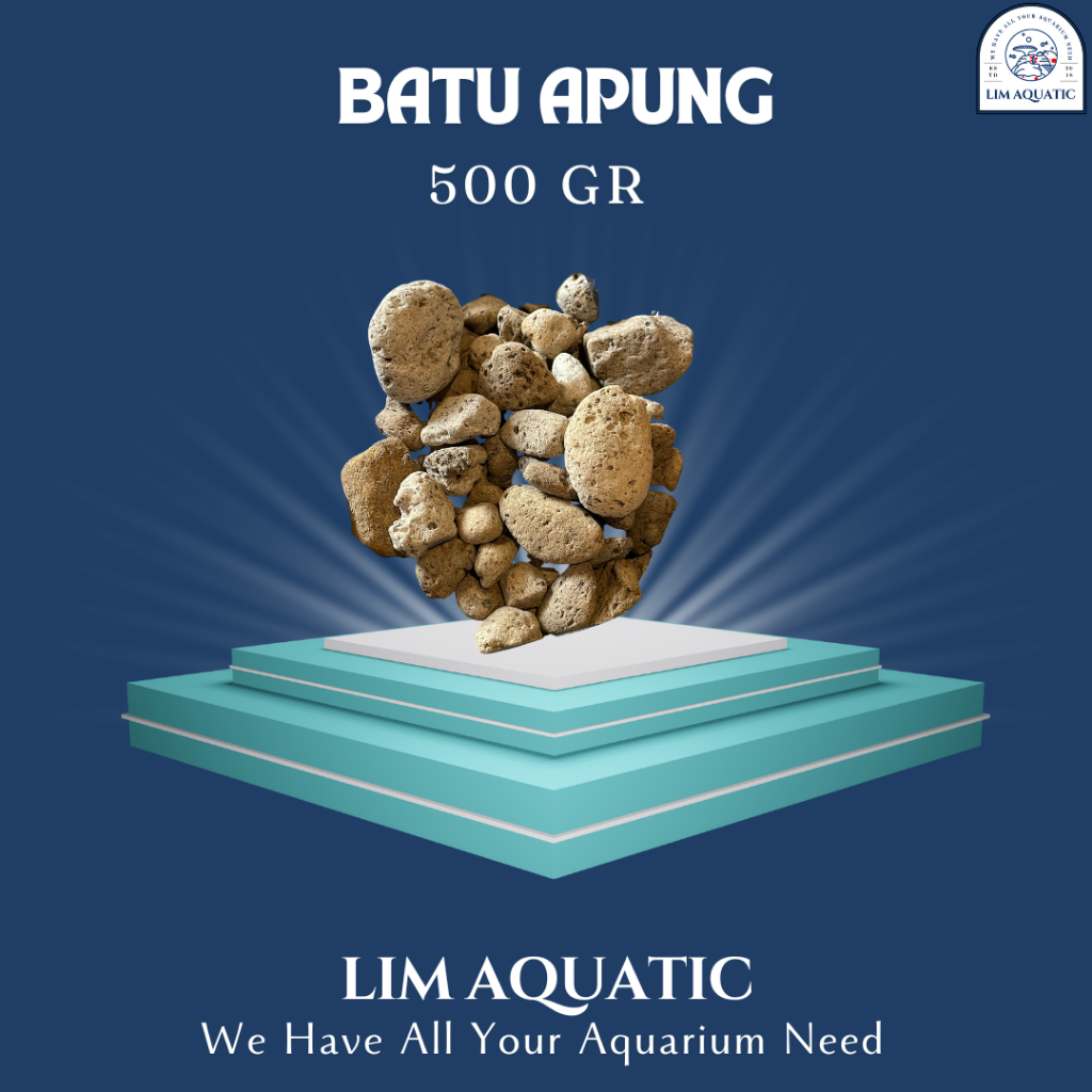 BATU APUNG 500 GRAM / PUMICE STONE MEDIA FILTER