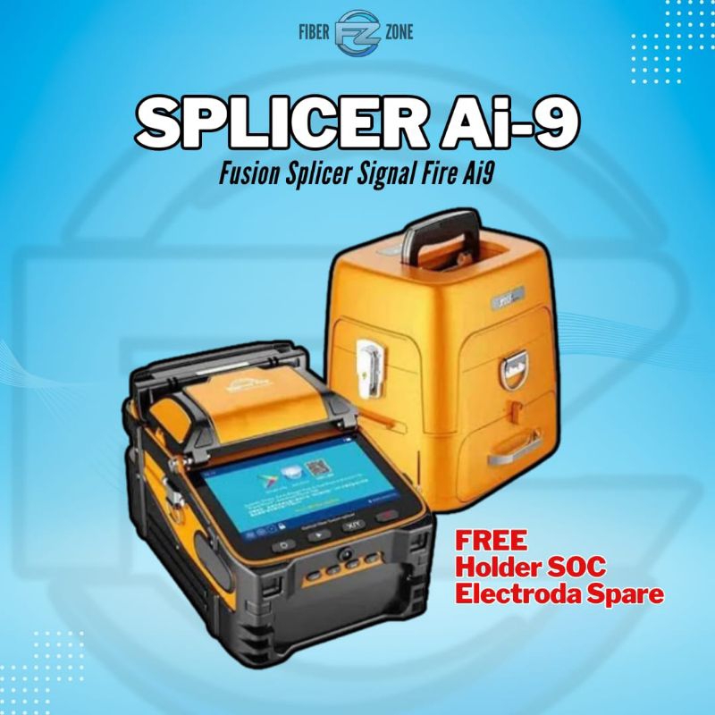 FTTH Fusion Splicer Ai-9 Signal Fire Fusion Splicer Ai-9 Original 6 Motor
