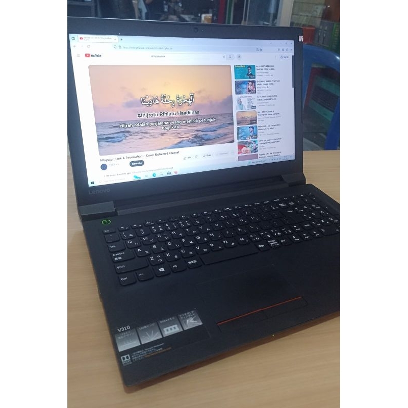Laptop Lenovo ideapad v310 core i5 gen 7 Ram 8gb ssd 128gb Mulus