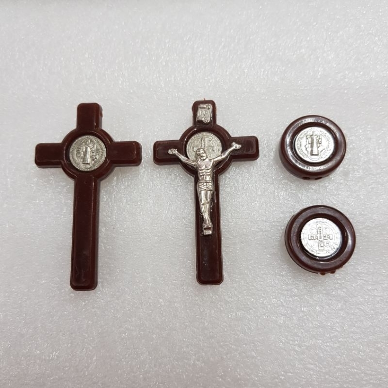 Salib + harces coklat / fosfor