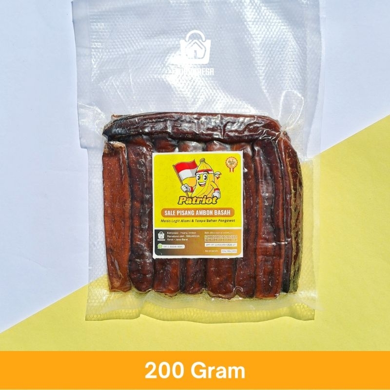 

Sale Pisang Basah Cap Patriot (200g) | Pisang Ambon | Manis Legit Alami