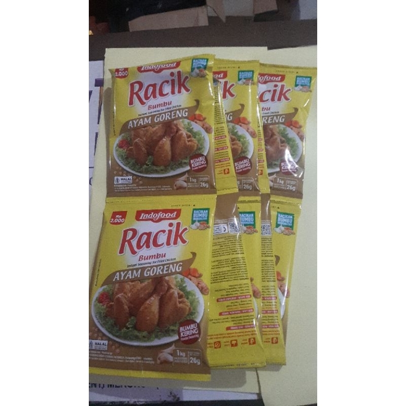 

PROMO RACIK BUMBU AYAM GORENG 26GRAM INSTANT SEASONING FRIED CHICKEN