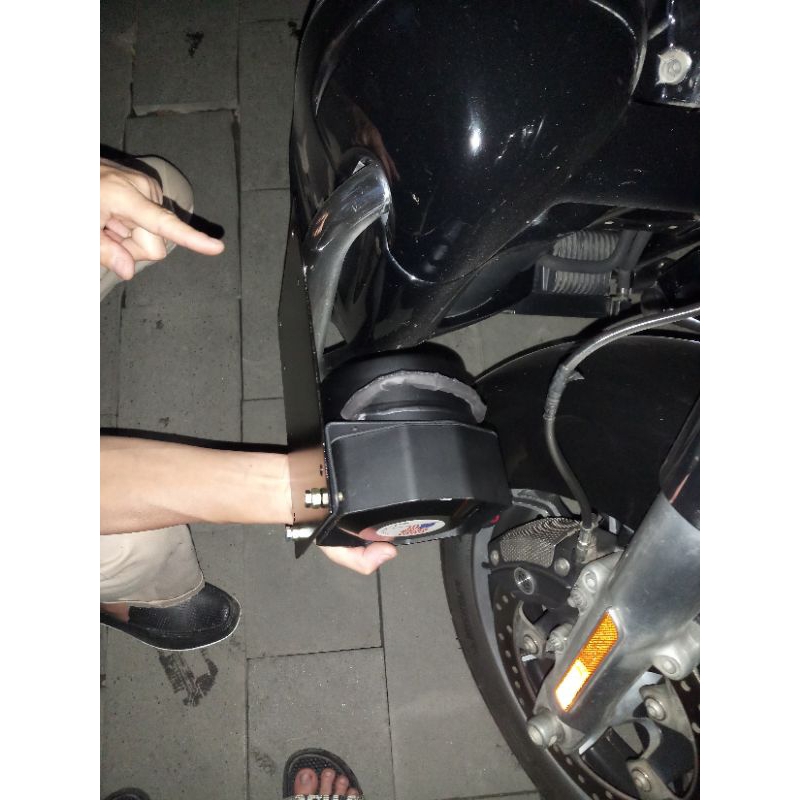 NEW KLAKSON SIRENE TANPA MODUL u HARLEY GOLDWING BMW +Brecket LOWER FAIRING