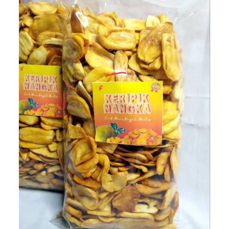 

kripik nangka,Wonogiri.Grade A.yang di pake daging nangka.sangat lezat manis banget 150 gr