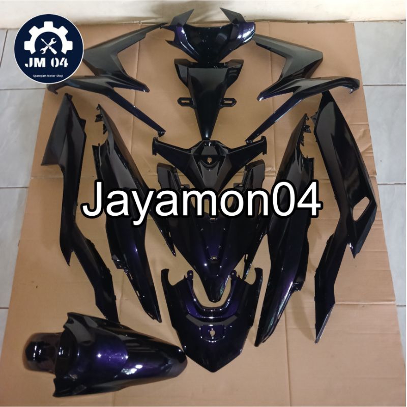 Cover body full halus motor honda vario 125/150 all new led 2018-2022 warna purple monlight