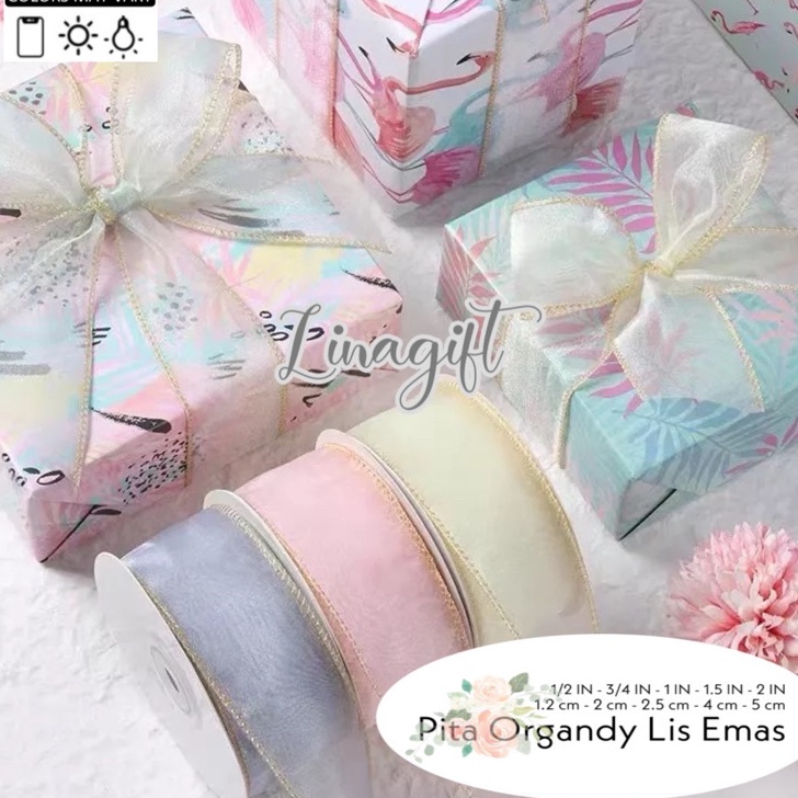 

Diskon Besar Rol 2 Yard PITA ORGANDI LIST EMAS 15 IN 4 CM ORGANDY LIS EMAS 1 12 INCH ORGANZA GOLD LIST HIASAN KADO PARCEL HAMPERS SILK CHIFFON TRANSPARANT RIBBON