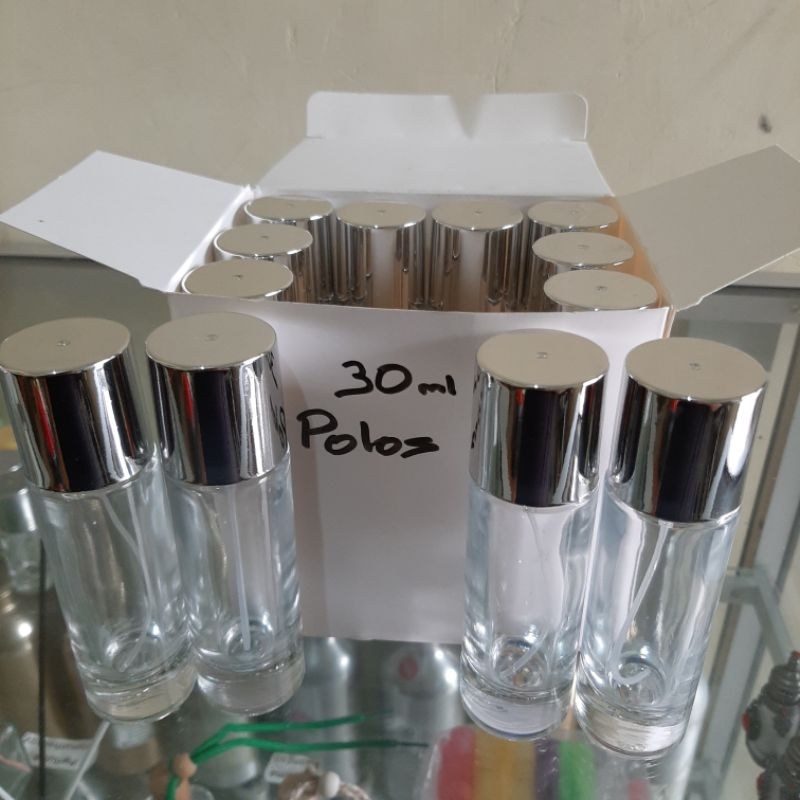 Botol Parfum kosong 30ml Polos (per lusin)