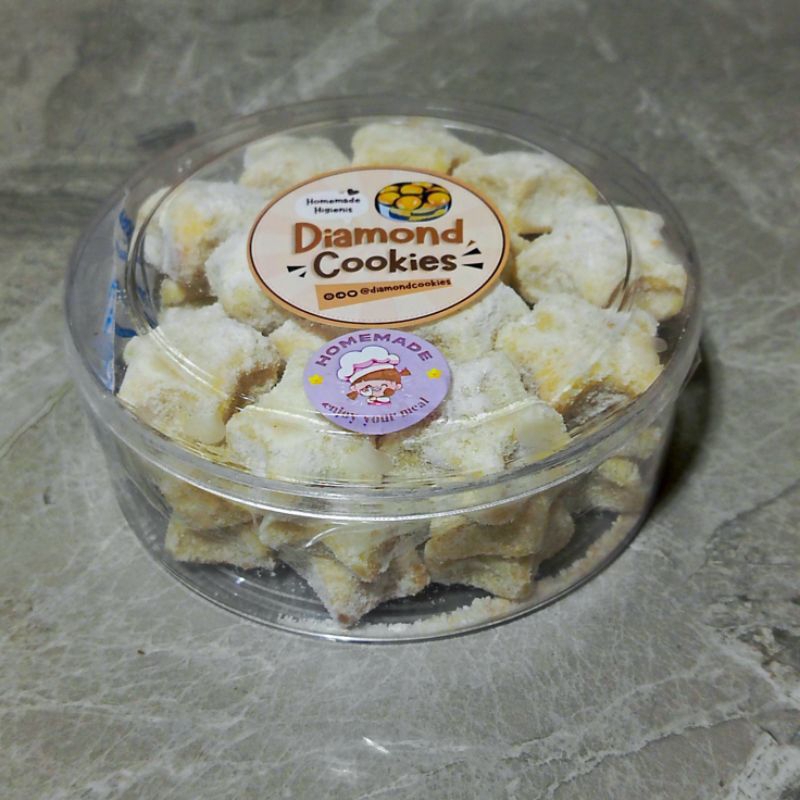 

【 DIAMONDCOOKIES 】Kue Kering Putri Salju • WISMAN • Premium • Isi 250gr