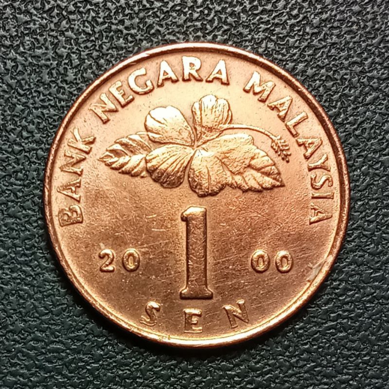 Koleksi Koin 1 Sen Malaysia Tahun 2000