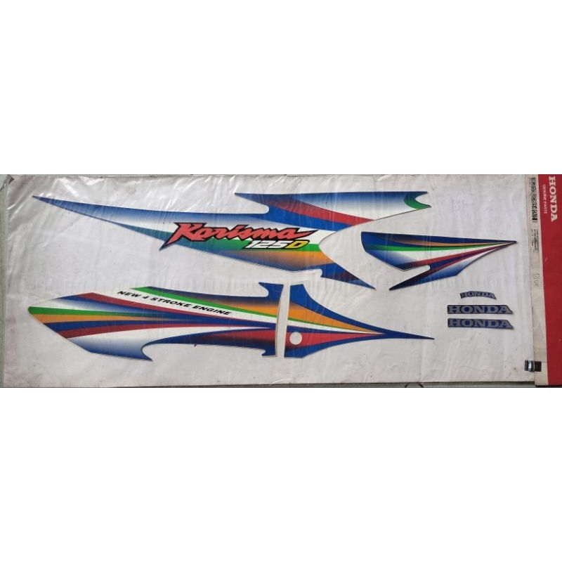 STRIPING STIKER HONDA KARISMA 125 D ORIGINAL AHM