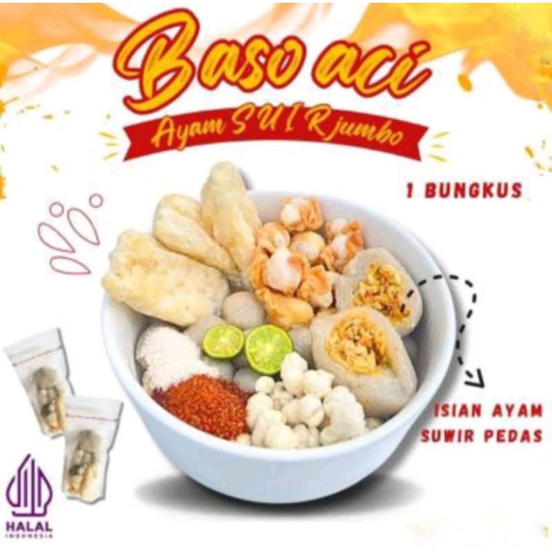 

COD-BASO ACI AYAM SUWIR PEDAS /BOCI JUMBO