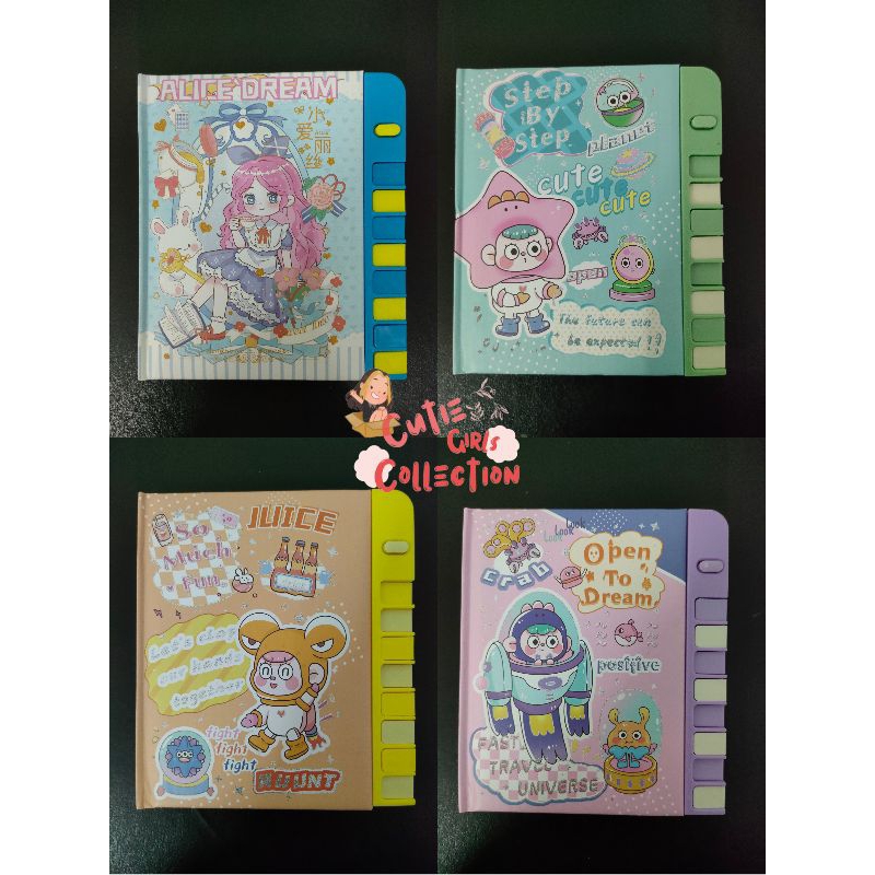 

BUKU DIARY PASSWORD PIN / HARD COVER FANCY